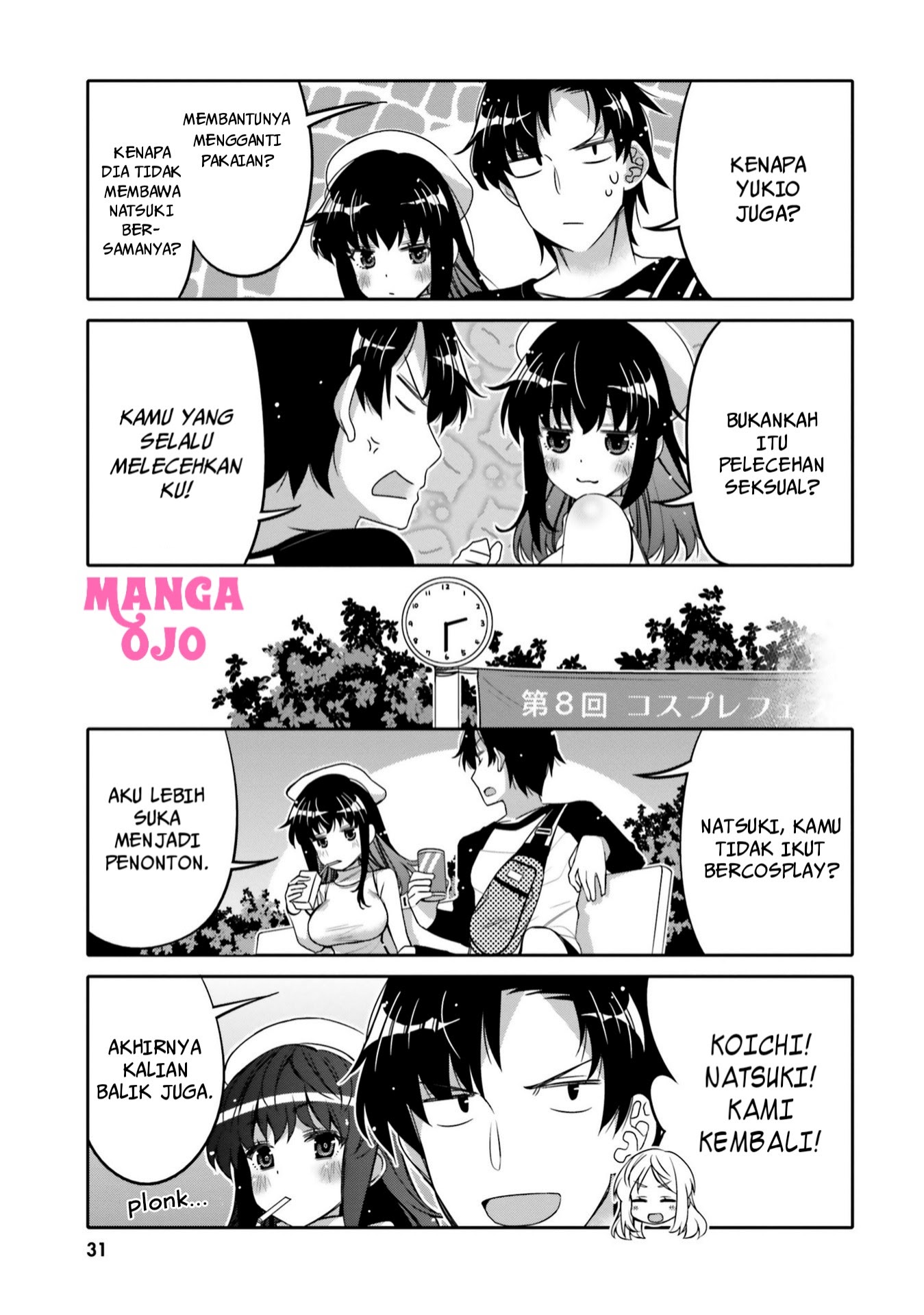 I am Worried that my Childhood Friend is too Cute! Chapter 08 Bahasa Indonesia